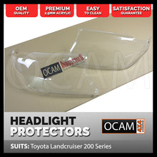 Load image into Gallery viewer, OCAM Headlight Protectors for Toyota Landcruiser 200 Series 2007-07/2015 Covers