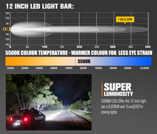 Load image into Gallery viewer, Lightfox Rigel Series 12inch Osram LED Light Bar 1Lux 337m 8320 Lumens