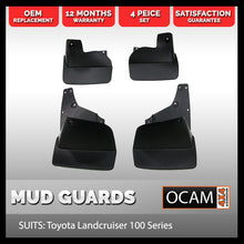 Load image into Gallery viewer, Mud Flaps For Toyota Landcruiser 100 series 1998 - 07 Front and Rear