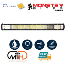 Load image into Gallery viewer, Mac Head Quad Row 28" LED Light Bar Spot Flood 4WD Driving 4WD