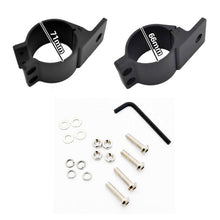 Load image into Gallery viewer, PAIR Bullbar Mounting Brackets Clamps 66-71mm 2" LED Light Bar HID UHF