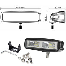 Load image into Gallery viewer, 20W LED Work Reverse Driving Light Ultra Flood Lamp 4WD Philips Lumileds
