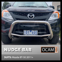 Load image into Gallery viewer, Nudge Bar for Mazda BT-50 11/2011-08/2020, Stainless Steel Grille Guard Airbag Compliant