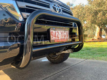 Load image into Gallery viewer, Nudge Bar For Toyota Landcruiser 200 series 2007-21, Stainless, Powder Coated Black, Airbag Compliant