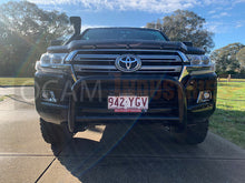 Load image into Gallery viewer, Nudge Bar For Toyota Landcruiser 200 series 2007-21, Stainless, Powder Coated Black, Airbag Compliant