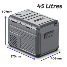 Load image into Gallery viewer, OCAM Explore 45 Litre Portable Camping Fridge Freezer, Dual Zone, 3-Year Warranty