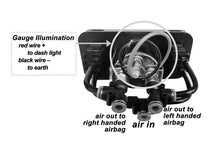 Load image into Gallery viewer, Pressure gauge 220 160psi Twin Air Bag Control Panel