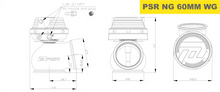 Load image into Gallery viewer, PSR NEW GENERATION WASTEGATE 60mm Vband External Wastegate