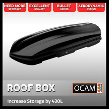 Load image into Gallery viewer, OCAM Bullet Series Roof Cargo Box, 440L, Dual Side Opening, 204x80x35cm