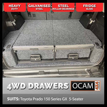 Load image into Gallery viewer, OCAM Rear Drawers for Toyota Prado 150 Series GX 5-Seater 2009-23