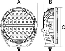 Load image into Gallery viewer, Dominator DL2 Series LED Driving Lights 9" (238mm), Spot Beam, 9-32V, Pair