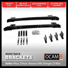 Load image into Gallery viewer, Roof Rack Brackets for roof channel, Suits Toyota Hilux N80 2015-2023