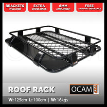 Load image into Gallery viewer, OCAM Aluminium Roof Rack for Space Extra Cab 1000 x 1250 Alloy Cage