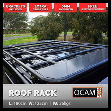 Load image into Gallery viewer, Aluminium Flat Roof Rack For Toyota Landcruiser 100/105 Series 1.8M, Without Mesh, Platform