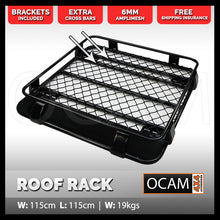 Load image into Gallery viewer, OCAM Aluminium 1/2 Roof Rack Cage For Pajero Patrol MK MQ GQ GU Landcruiser 1.15