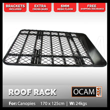 Load image into Gallery viewer, OCAM Aluminium Canopy Roof Rack Flat Alloy 3/4, 1700 x 1250mm