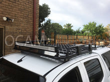 Load image into Gallery viewer, OCAM Aluminium Tradesman Roof Rack For Holden Colorado 2008-2012 Dual Cab Alloy