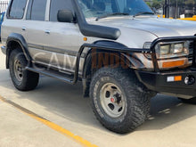 Load image into Gallery viewer, Steel Side Steps and Brush Bars For Toyota Landcruiser 80 Series Heavy Duty 4WD 4X4