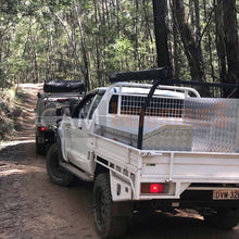 Load image into Gallery viewer, Heavy Duty Side Steps & Brush Bars for Toyota Hilux N70 2005-15 ADR Approved