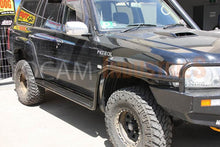 Load image into Gallery viewer, Steel Side Steps and Brush Bars for Nissan Patrol GU 2005-16, Series 4+