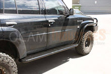 Load image into Gallery viewer, Steel Side Steps and Brush Bars for Nissan Patrol GU 2005-16, Series 4+