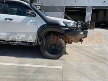 Load image into Gallery viewer, OCAM Heavy Duty Steel Side Steps & Brush Bars for Toyota Hilux N80 2015-Current Dual Cab