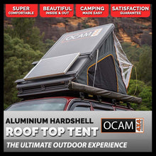 Load image into Gallery viewer, OCAM Aluminium Hardshell Roof Top Tent - Rear Opening, Clam Shell Camping