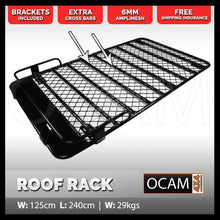 Load image into Gallery viewer, OCAM Aluminium Roof Top Tent Roof Rack 2.4m for Pajero Patrol Landcruiser