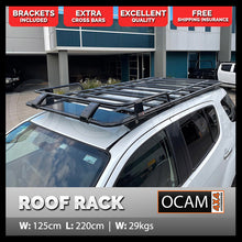 Load image into Gallery viewer, Aluminium Roof Top Tent Rack for Isuzu MU-X 2013-06/2021, LS-M, LS-U, LS-T, Full Length Alloy MUX