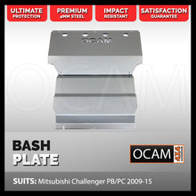 Load image into Gallery viewer, OCAM Steel Bash Plates For Mitsubishi Challenger PB PC 2009-15, Steel 4mm Silver