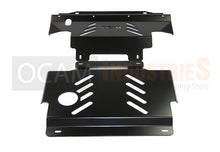 Load image into Gallery viewer, OCAM Steel Bash Plates For Nissan Navara D40 2005-12 4mm Black (430 x 460mm)