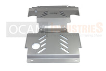 Load image into Gallery viewer, OCAM Steel Bash Plates For Nissan Navara D40 2005-12 4mm Silver (430 x 460mm)