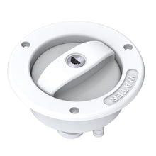 Load image into Gallery viewer, SEAFLO Water Inlet White with Lock