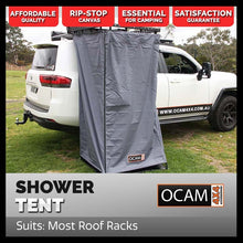 Load image into Gallery viewer, Camping Instant Shower Awning Tent Room, With LED Light, 280GSM Poly/Cotton, Quick Release