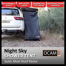 Load image into Gallery viewer, OCAM Night Sky Camping Instant Shower Awning Tent Room, With LED Light, 420D Oxford