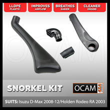 Load image into Gallery viewer, Snorkel Kit for ISUZU D-MAX 2008-2012 / Holden Rodeo RA 2003 - on Diesel DMAX 4X4 4WD
