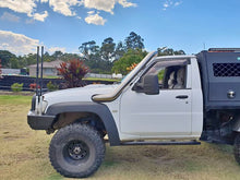 Load image into Gallery viewer, 4"Stainless Steel Snorkel Brushed To Suit Nissan GU Patrol 2.8L, 3.0L, 4.2L