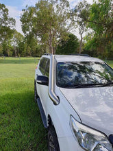 Load image into Gallery viewer, 4" Brushed Stainless Steel Snorkel for Toyota Prado 150 Series 2009-2023