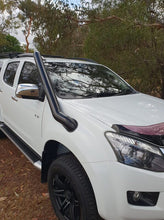 Load image into Gallery viewer, 4" Stainless Steel Snorkel To Suit Isuzu D-MAX & MU-X Satin Black Powdercoat DMAX