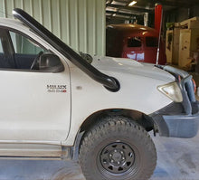 Load image into Gallery viewer, 4" Powercoat Black Stainless Steel Snorkel To Suit N70 Toyota Hilux 3.0L D4D Turbo Diesel 2006-2015