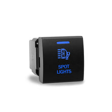 Load image into Gallery viewer, SPOT LIGHTS SWITCH for Toyota Landcruiser 300 Series, Prado 150s, Hiace & RAV-4 New Switch Blue ON-OFF