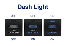 Load image into Gallery viewer, SPOT LIGHTS SWITCH for Toyota Landcruiser 300 Series, Prado 150s, Hiace & RAV-4 New Switch Blue ON-OFF