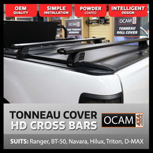 Load image into Gallery viewer, Heavy Duty Cross Bars (2 pcs) for Retractable Tonneau Covers, Ranger, BT-50, Navara, Hilux, Triton, D-MAX