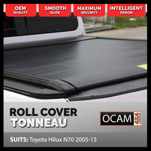 Load image into Gallery viewer, Retractable Tonneau Roll Cover For Toyota Hilux N70 SR5 2005-15, Dual Cab, Electric Roller Shutter