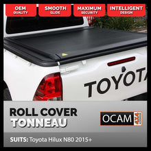 Load image into Gallery viewer, Retractable Tonneau Roll Cover For Toyota Hilux N80 SR 2015-On, Dual Cab, Electric Roller Shutter