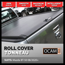Load image into Gallery viewer, Retractable Tonneau Manual Roll Cover For Mazda BT-50, 09/2020+, Dual Cab, Roller Shutter