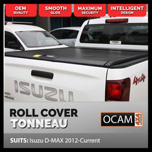 Load image into Gallery viewer, Retractable Tonneau Manual Roll Cover For Isuzu D-MAX, 2012-24, Dual Cab, Roller Shutter