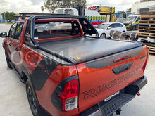 Load image into Gallery viewer, Retractable Tonneau Roll Cover For Toyota Hilux Rugged-X, 2018-On, Dual Cab, Manual Roller Shutter