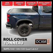 Load image into Gallery viewer, Retractable GEN2 Manual Tonneau Cover For For RAM DS 1500/2500 Quad Cab, 6.5' Roller Shutter