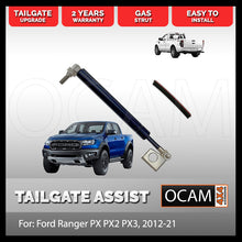 Load image into Gallery viewer, OCAM Tailgate Assist Strut Kit (Slow Down) for Ford Ranger PXIII / Raptor 2018+